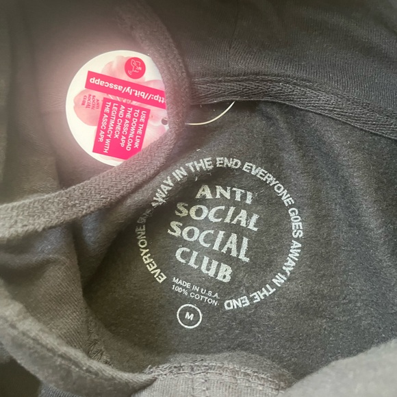 Anti Social Social Club Quest For Love Hoodie - Picture 3 of 3